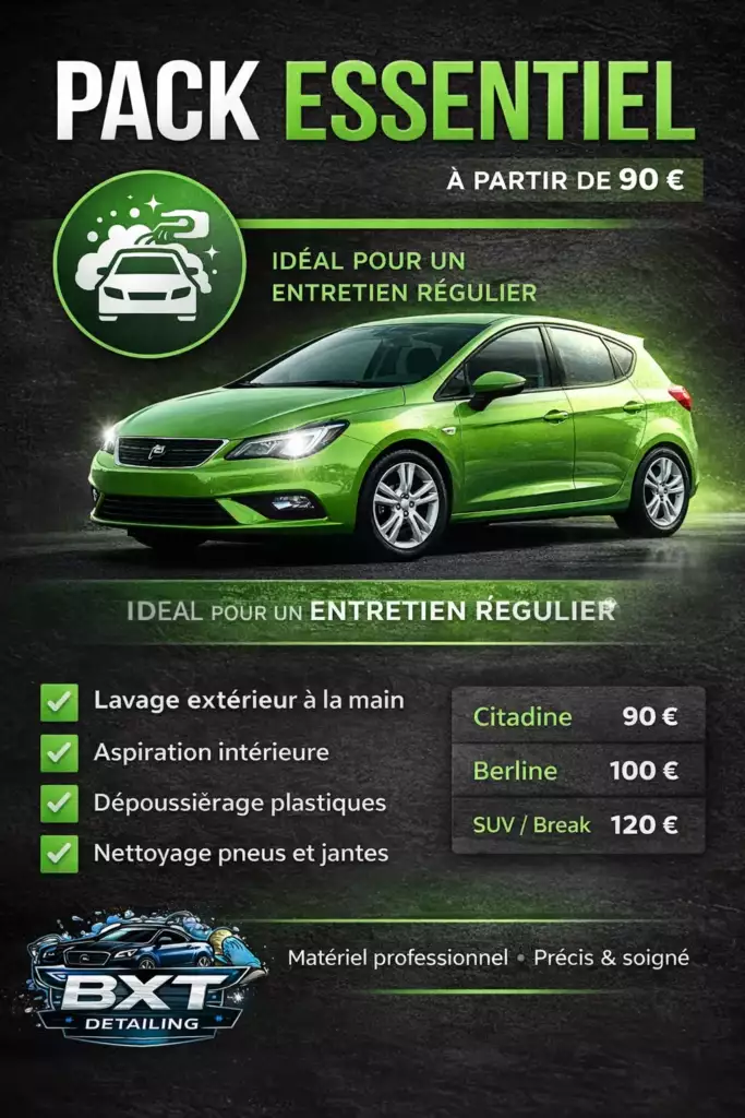 Nettoyage auto haut de gamme en Isère