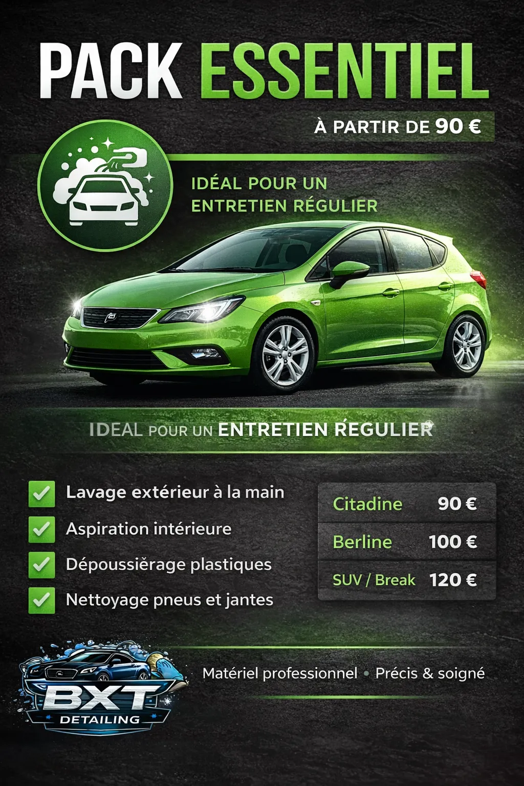 Nettoyage auto haut de gamme en Isère